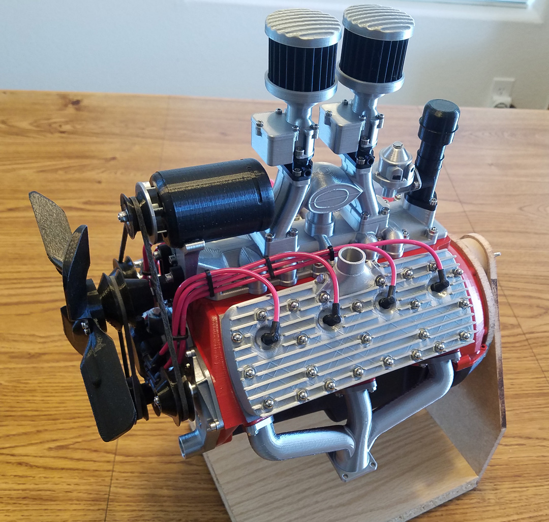 3D Printed Flathead Ford Engine